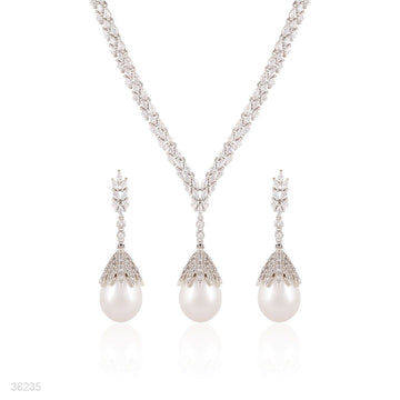 silver pearl elegance set