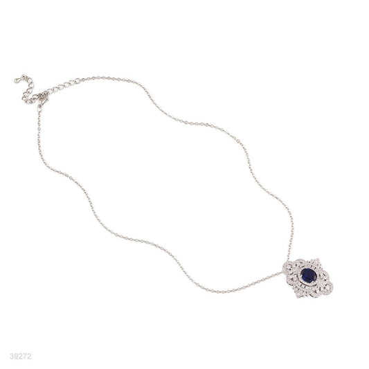 pendant formal 3a zircon lux-silver-blue