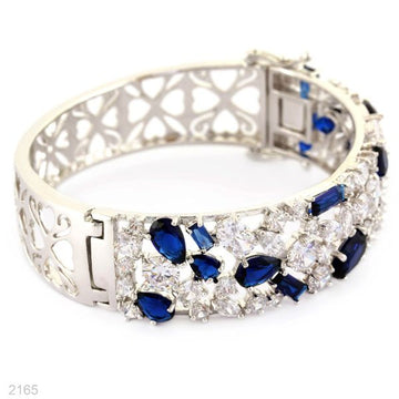multi-faceted statement bracelet